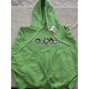 Forever 21 X Sanrio Hello Kitty Friends Skeleton Hoodie Green Size S